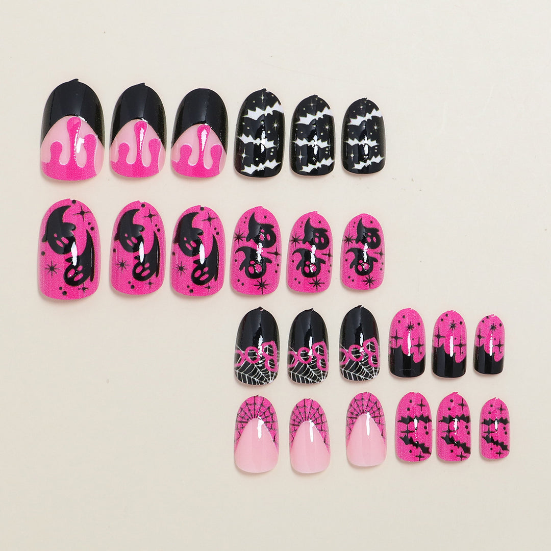 Artistic Abstract Press-On Nail Set Kalsten