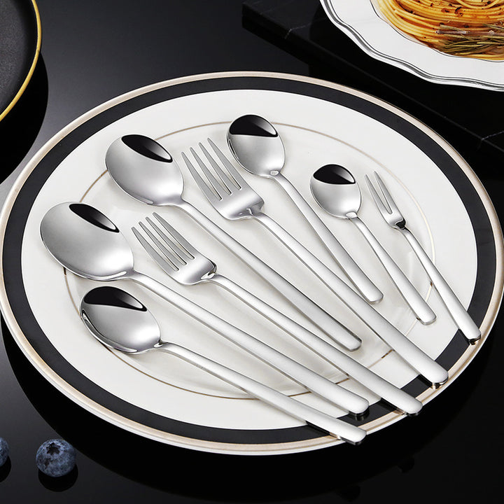 Elegant dessert spoon with luxurious golden surface Kalsten