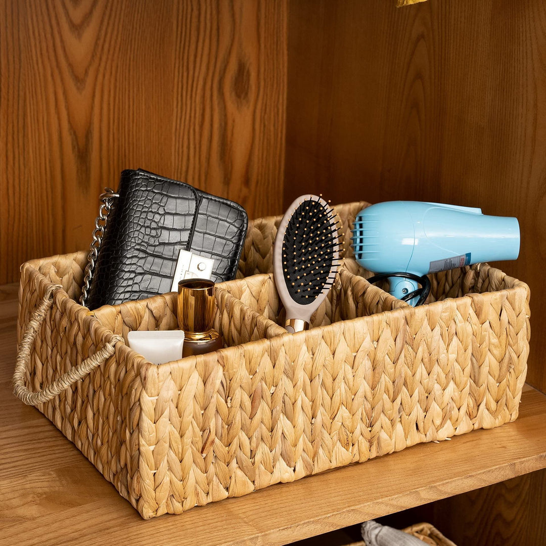 Handwoven Round Storage Tray Kalsten
