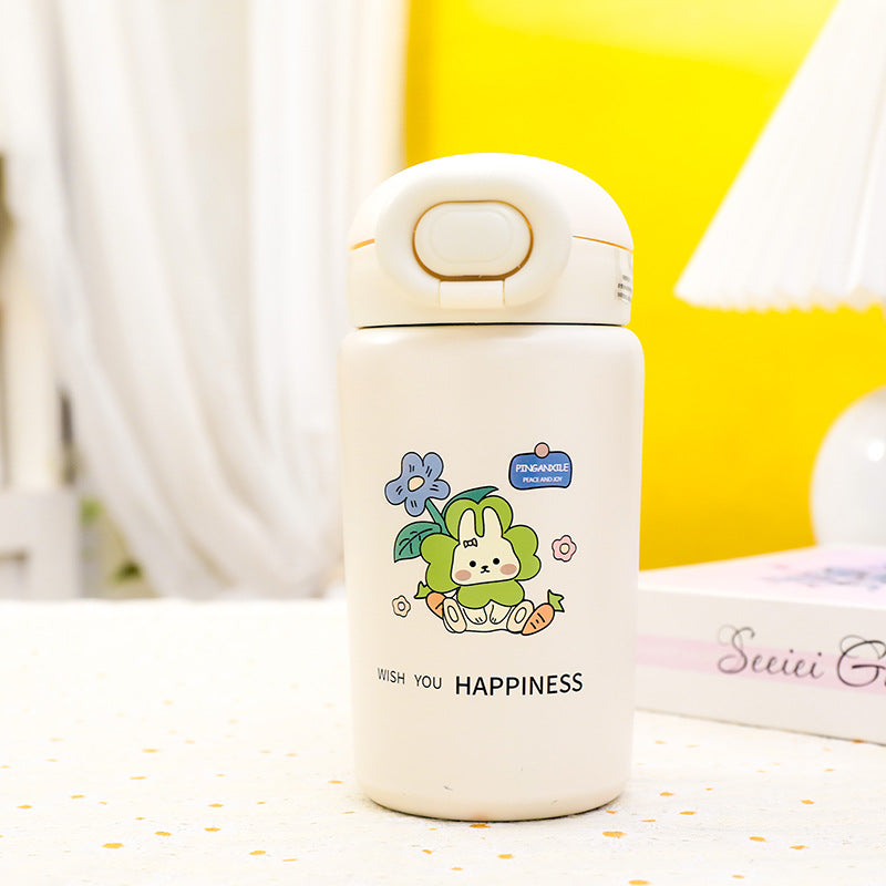 Women's insulated drinking bottle with practical screw cap and cute design Kalsten