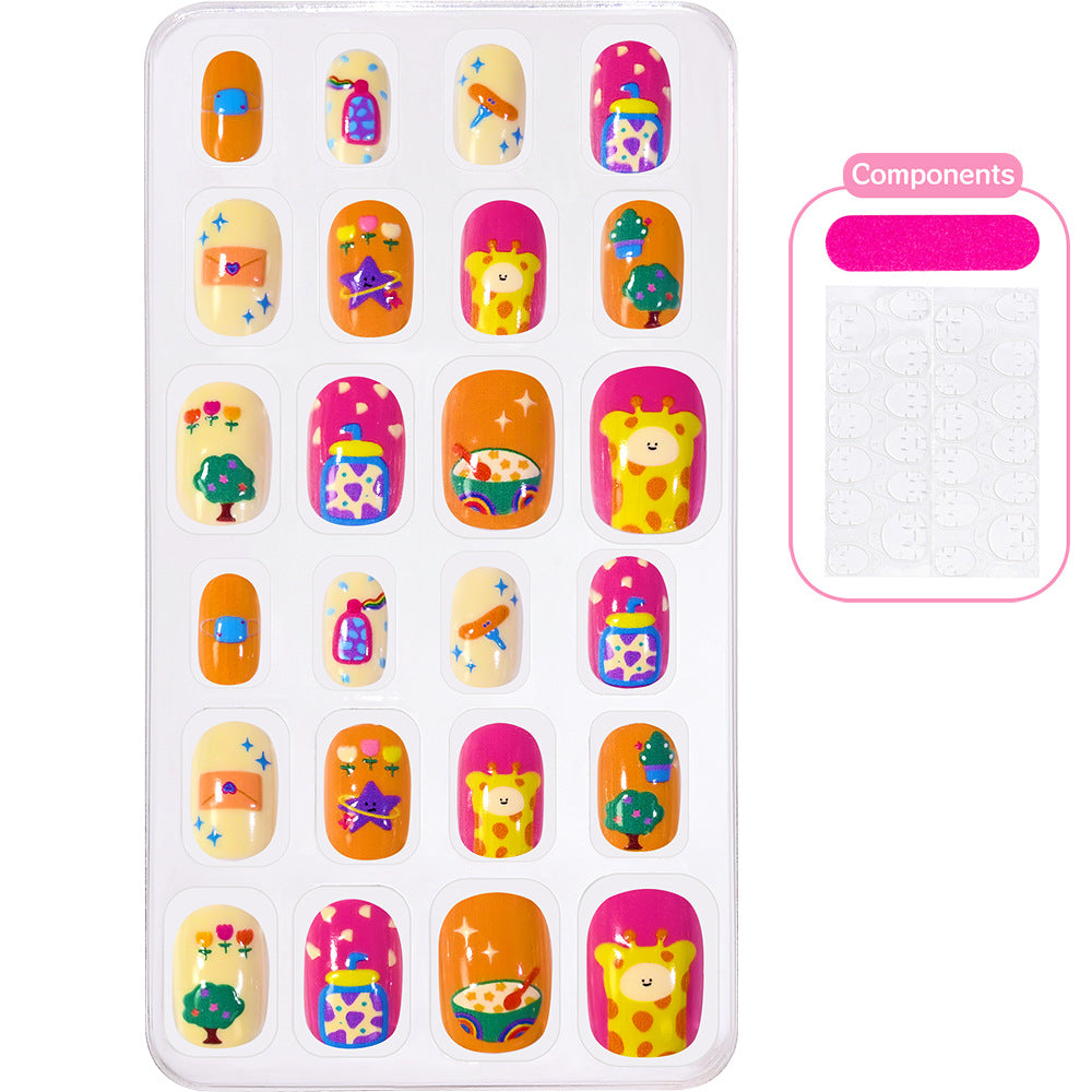 Creative Cartoon-Themed Press-On Nail Collection Kalsten