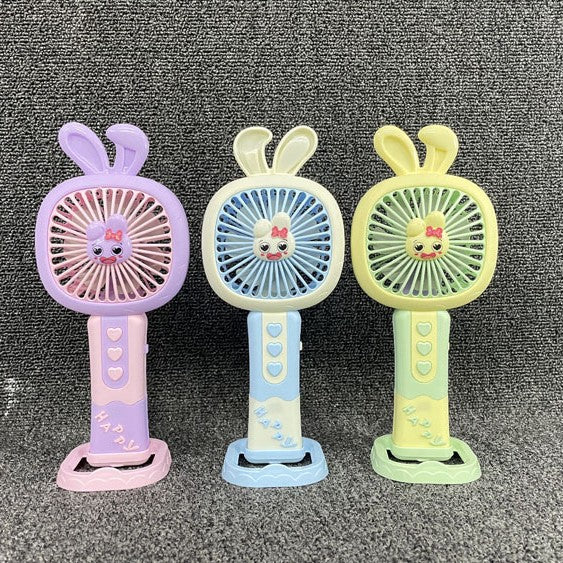 Unisex Portable Hand Fan with Cute Bunny Design Kalsten