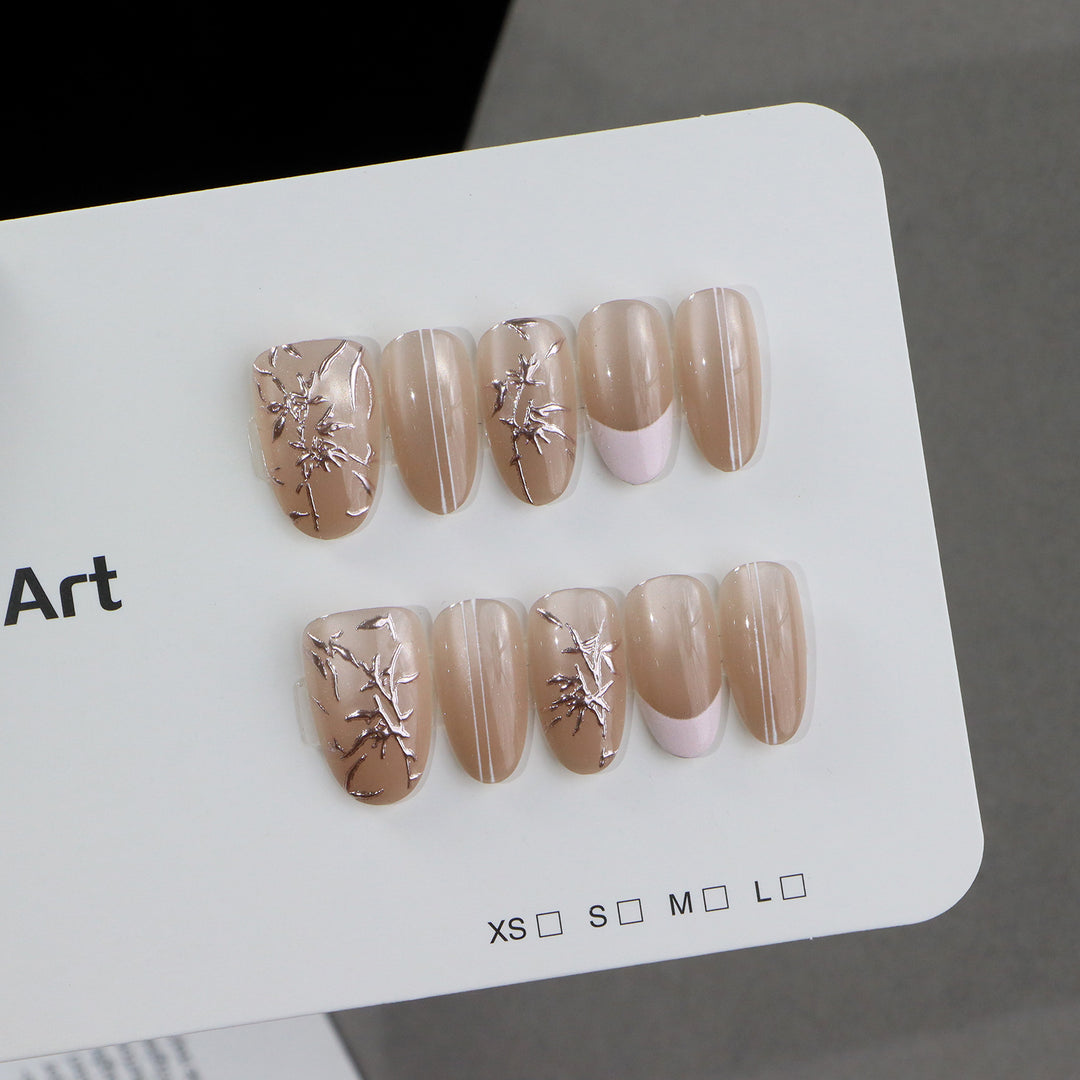 Elegant Nail Art Set with Artistic Designs Kalsten