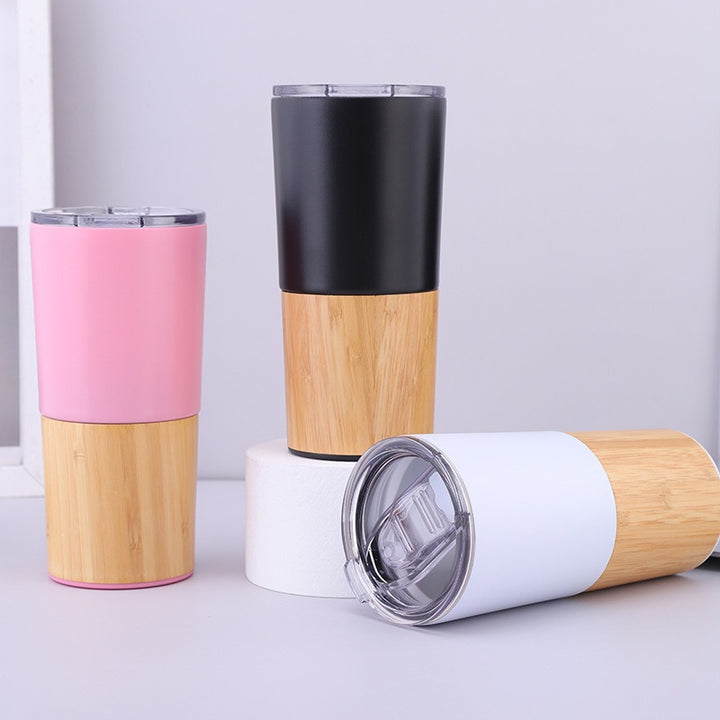 Ladies thermos mug made of eco-friendly bamboo and stainless steel Kalsten