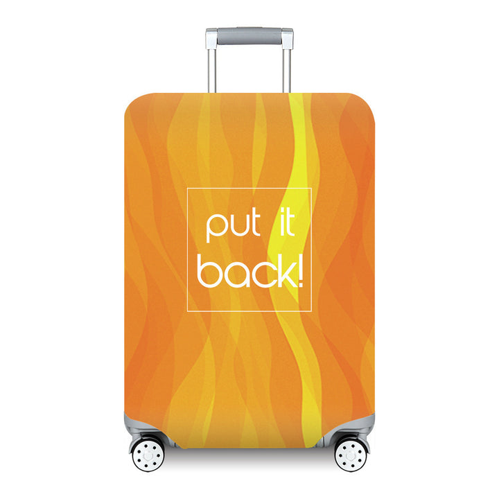 Women's Hard Shell Travel Suitcase with Custom Statement Design Kalsten