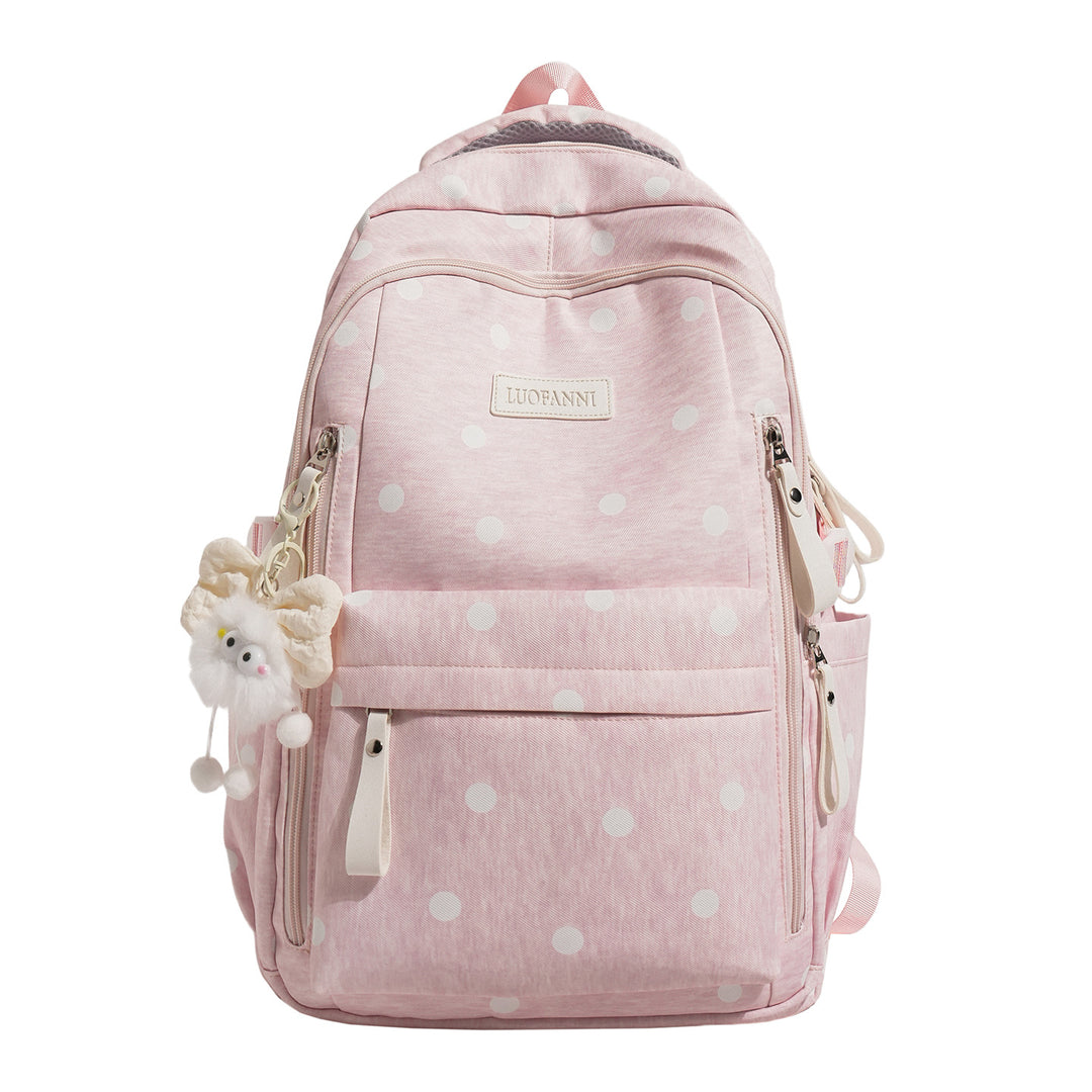 Stylish Polka Dot Patterned Backpack Kalsten