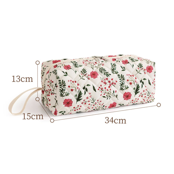 Quilted Animal Print Makeup Bag Kalsten