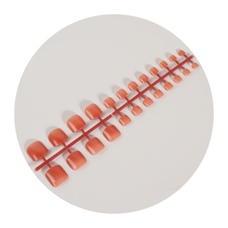 Durable Press-On Toenail Set