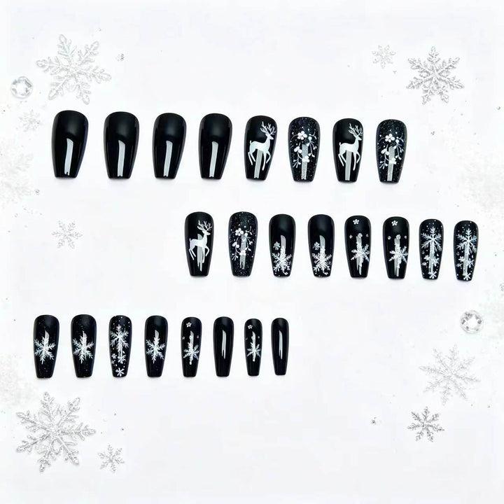 Winter-Themed 3D Nail Art Kalsten