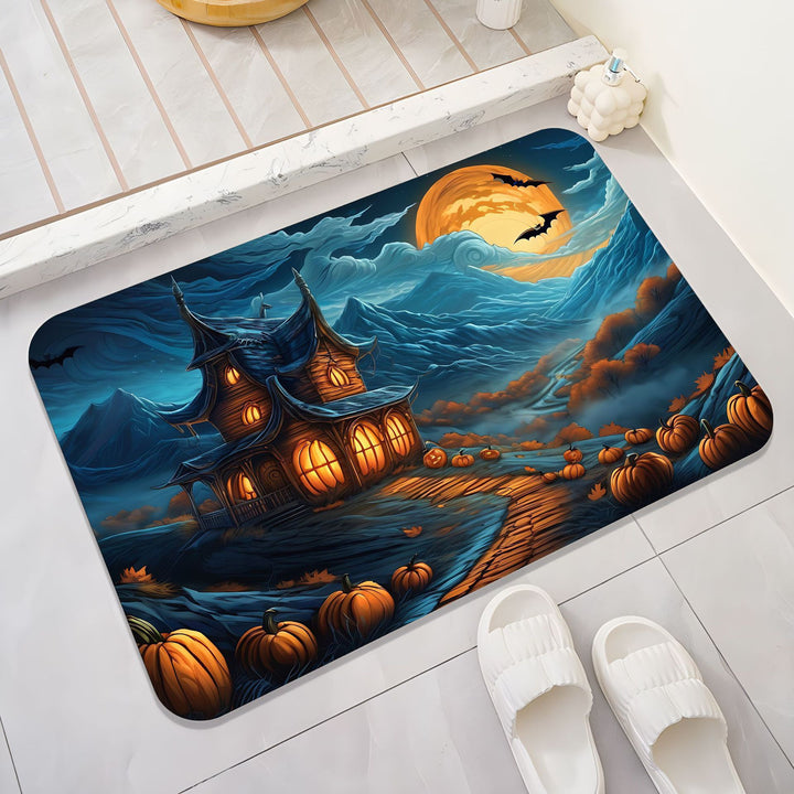 Halloween-Themed Cat Decorative Mat Kalsten