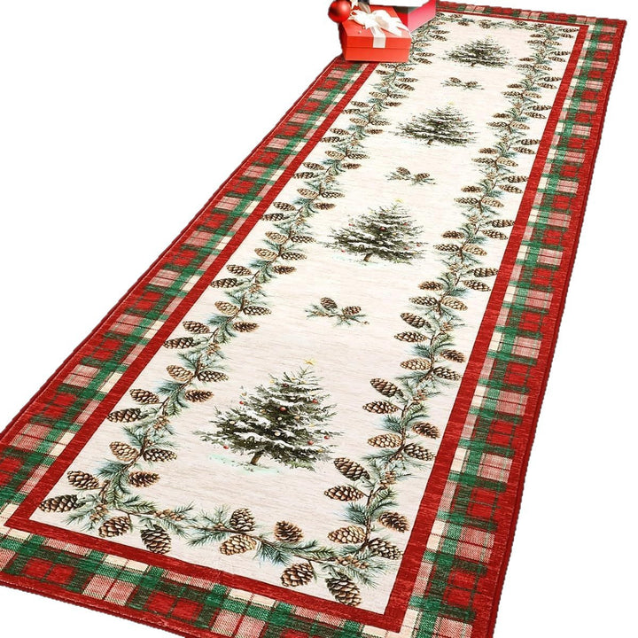 Festive Holiday-Themed Decorative Runner Mat Kalsten