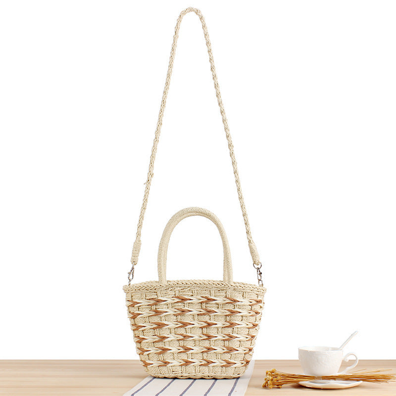 Braided Designer Handbag with Removable Shoulder Strap Kalsten