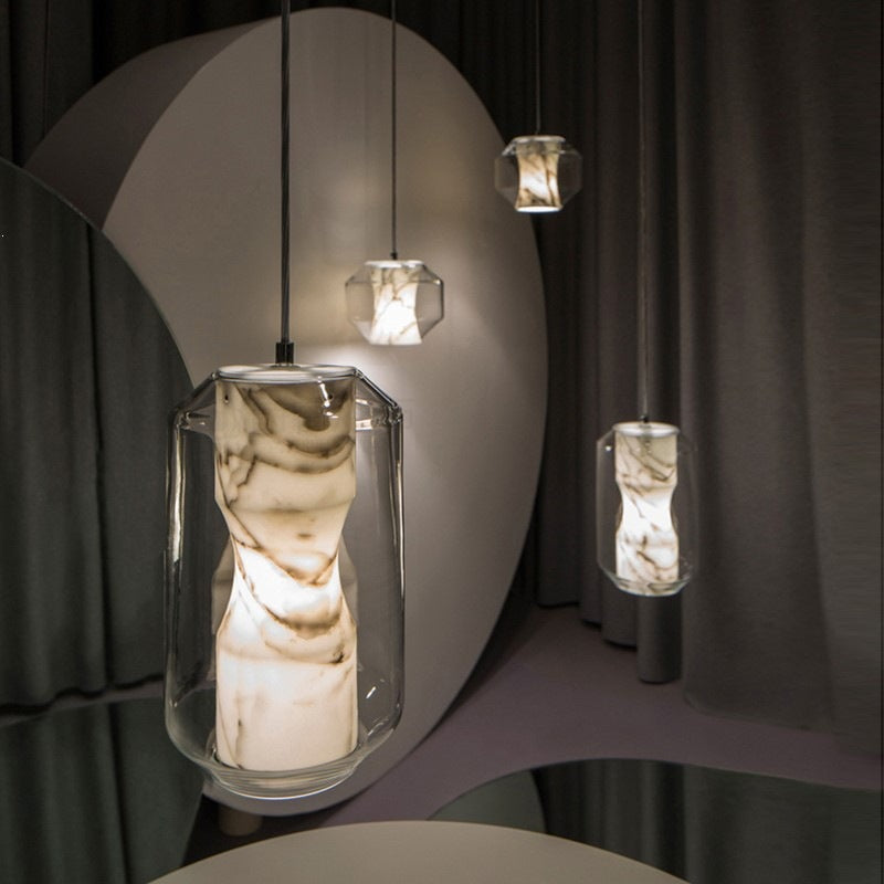Artistic Glass Pendant Light