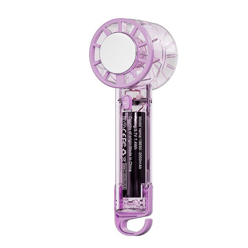 Ladies Portable Hand Fan with USB-C Connection Kalsten