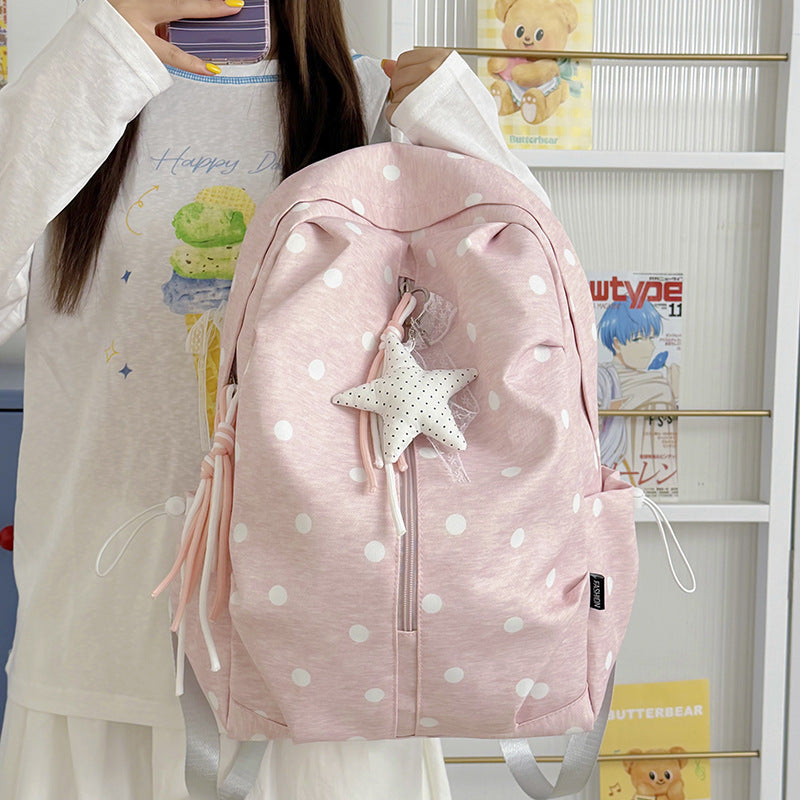 Playful Polka Dot Backpack Kalsten