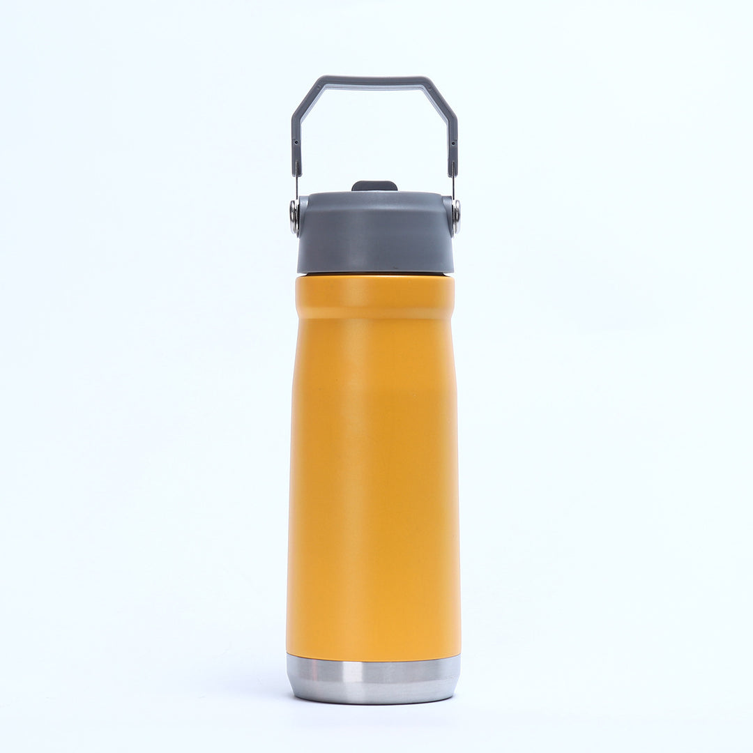 Women's Practical Insulated Drinking Bottle with Foldable Carry Handle Kalsten