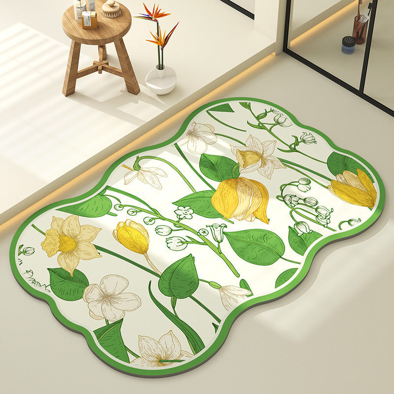 Decorative Flowers Rug
