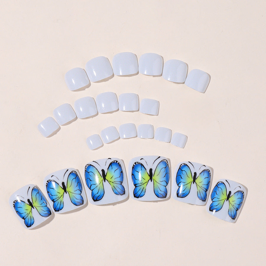Decorative Butterfly Press-On Nail Set kalsten