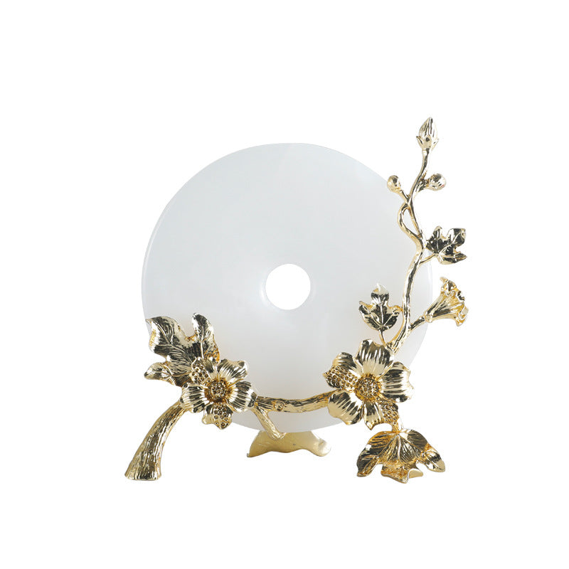 Luxury Floral Decorative Disk Holder
