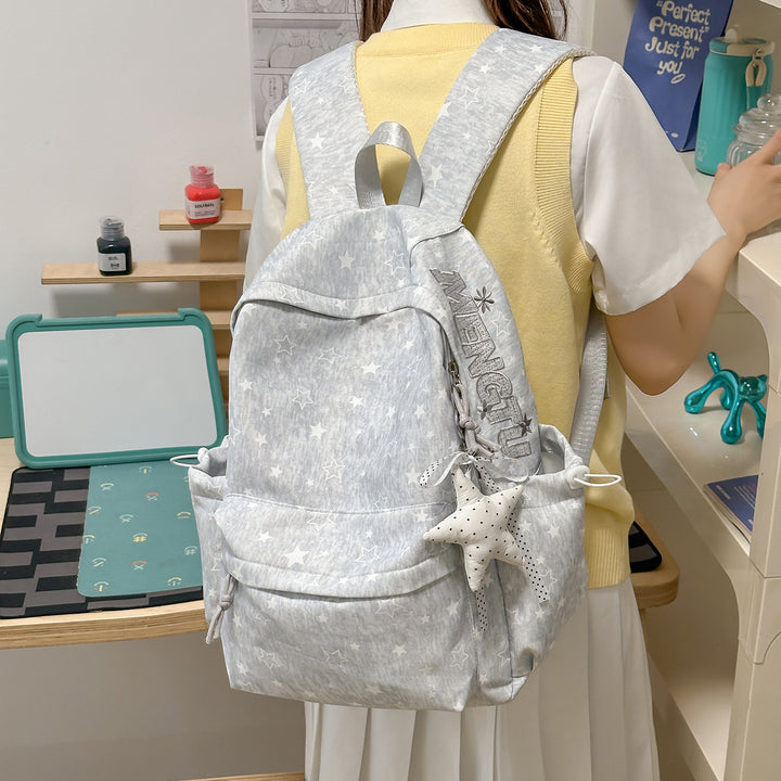 Stylish Star-Embellished Backpack Kalsten