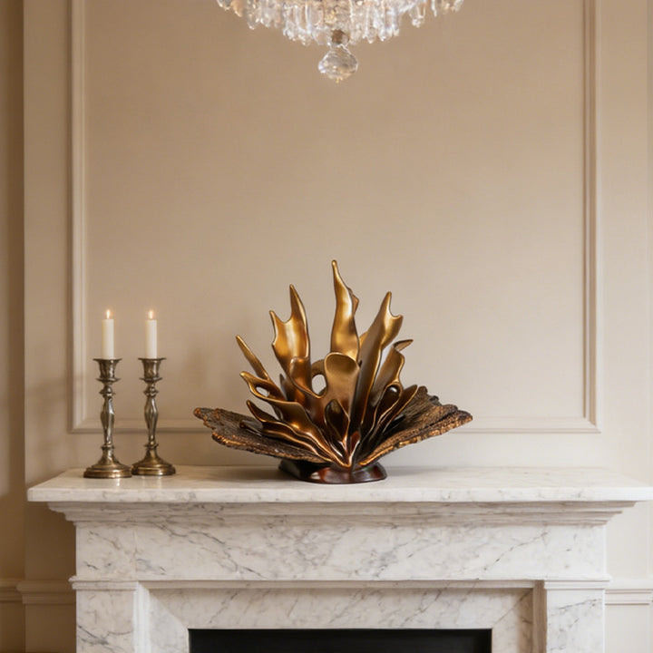 Modern Decorative Curved Sculpture