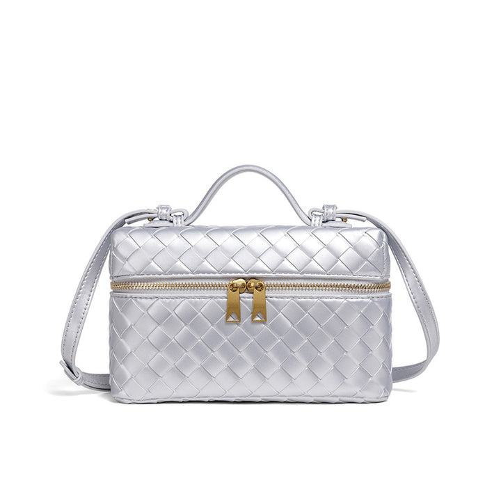 Woven Leather Cosmetic Case Kalsten