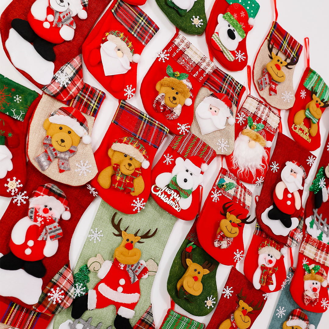 Festive Christmas stocking with reindeer motif Kalsten