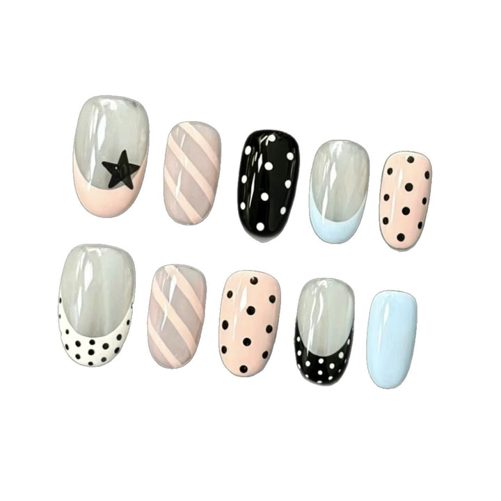 Stylish Press-On Nail Wraps Kalsten