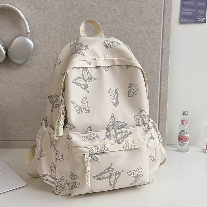 Elegant Butterfly Print Backpack Kalsten