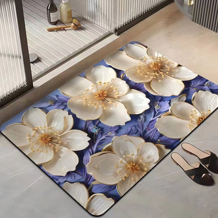 Floral-Themed Comfort Area Mat Kalsten