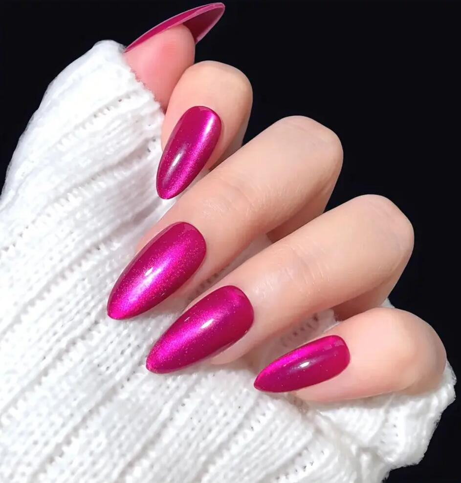 Long-Lasting Glossy Stiletto Nail Tips Kalsten