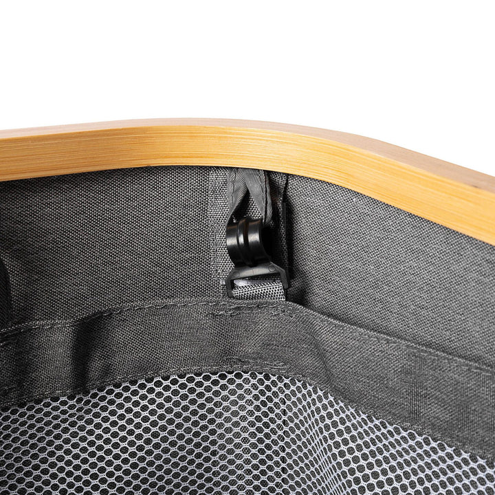 High-quality laundry basket with bamboo lid Kalsten