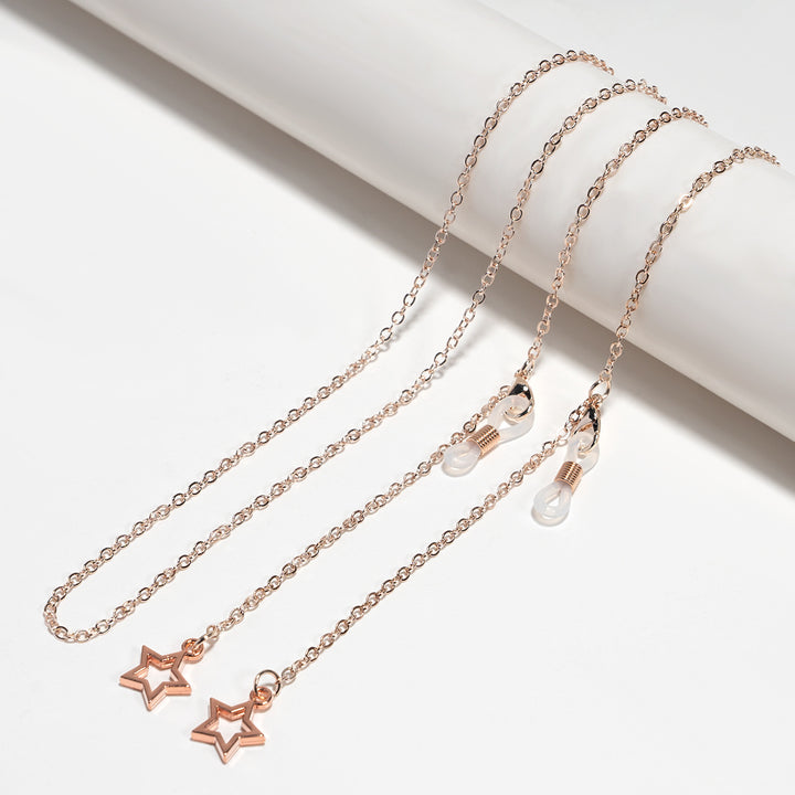 Stylish Star-Embellished Eyewear Chain Kalsten
