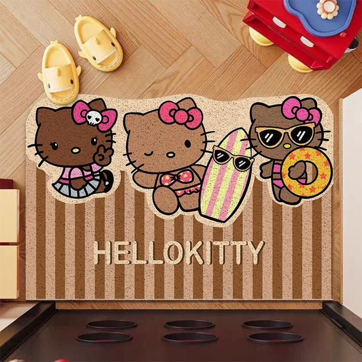 Cartoon-Themed Entryway Mat