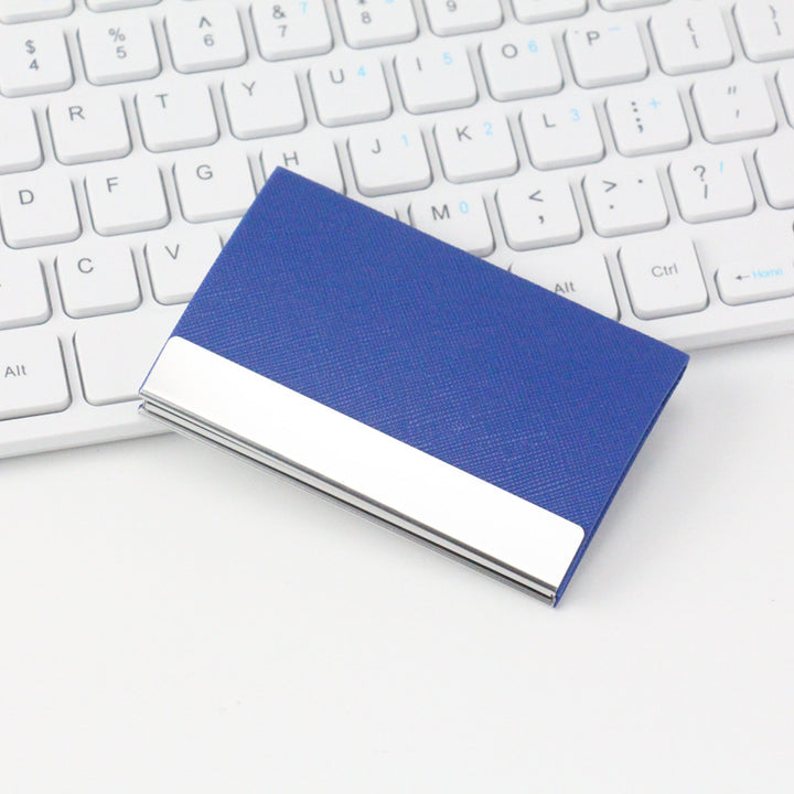 Elegant Textured Business Card Holder