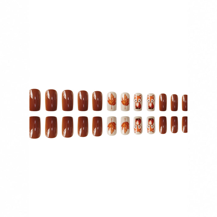 Decorative Glittery Star-Accented Press-On Nail Set Kalsten