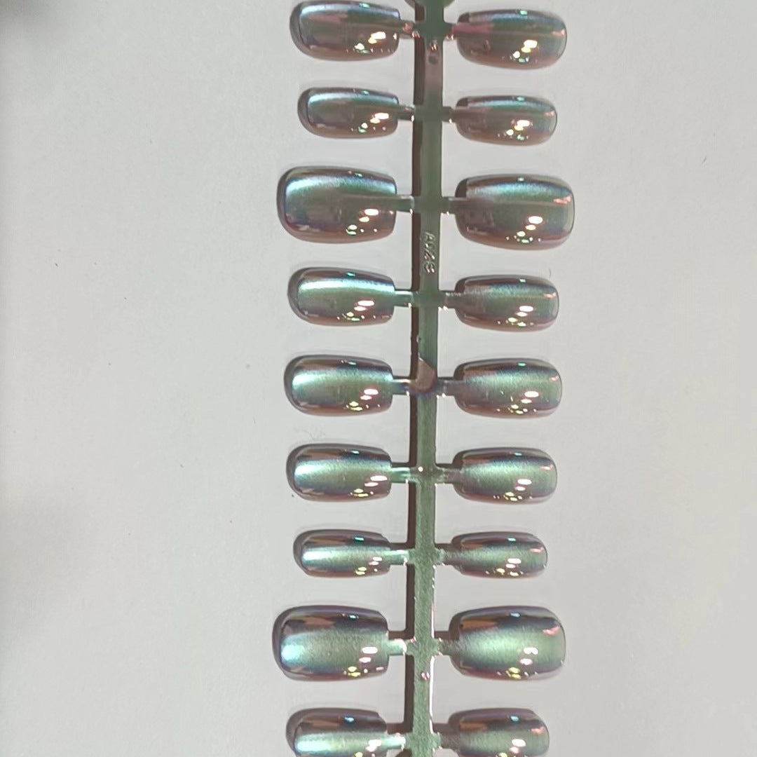 Iridescent Press-On Nail Art Set Kalsten