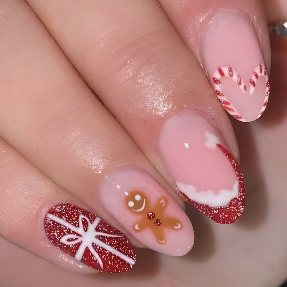 Festive Gingerbread Nail Art Set Kalsten