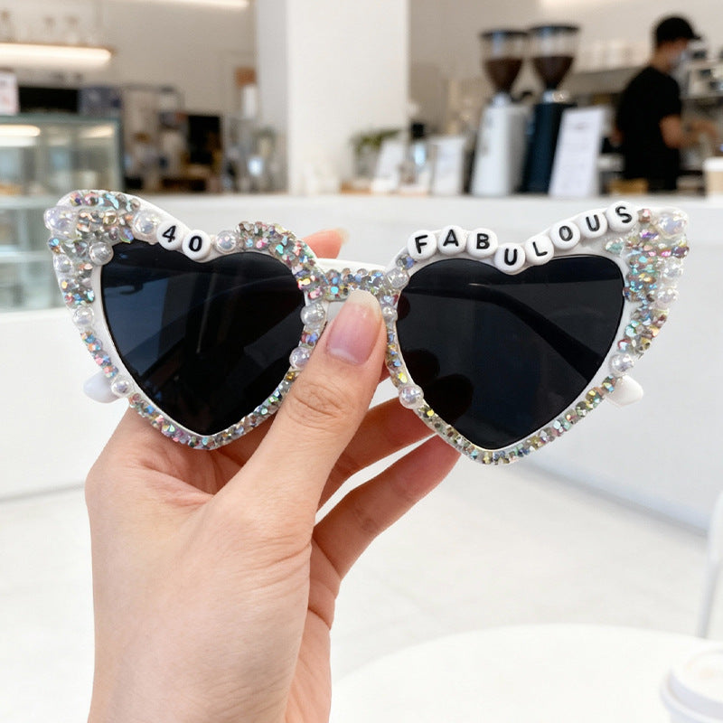 Glamorous Heart-Shaped Sunglasses Kalsten