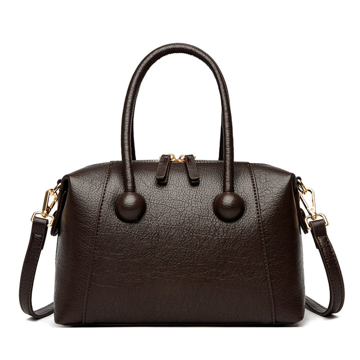 Stylish Textured Handheld Satchel Kalsten