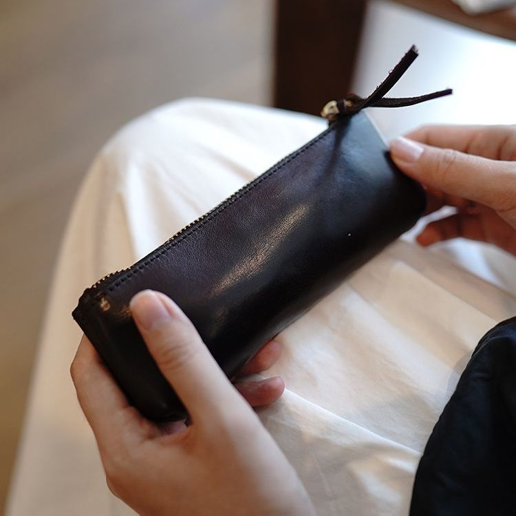 Premium Leather Pencil Pouch Kalsten