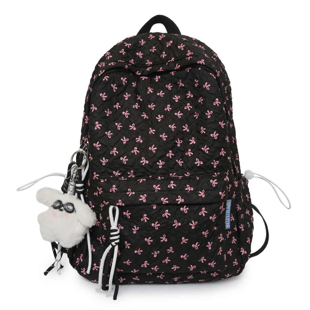 Quilted Floral Print Backpack Kalsten