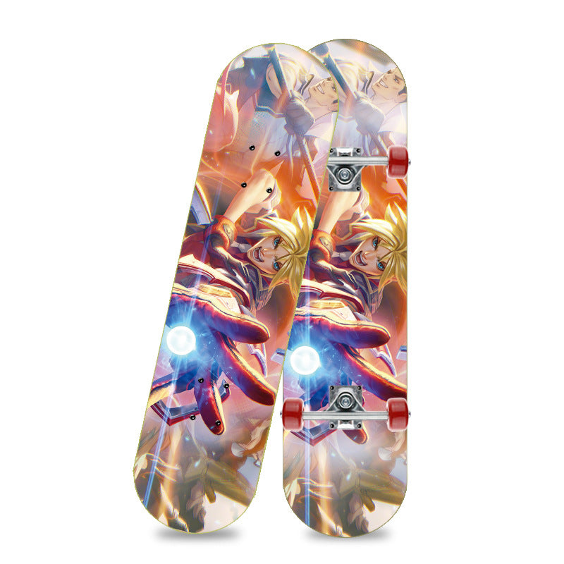 Unicorn Themed Skateboard Kalsten