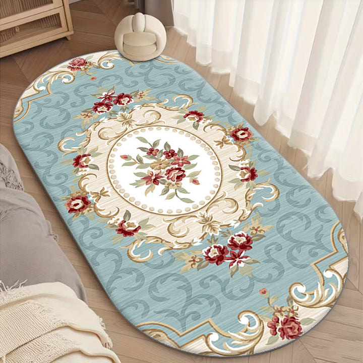 Elegant Vintage Floral Area Rug