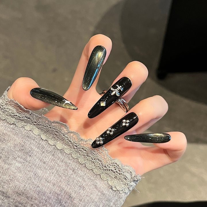 Glamorous Decorative Press-On Nail Art Kalsten