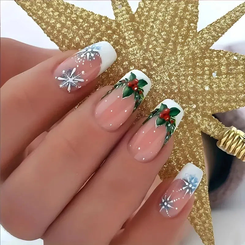 Artistic Winter-Themed Nail Art Kalsten