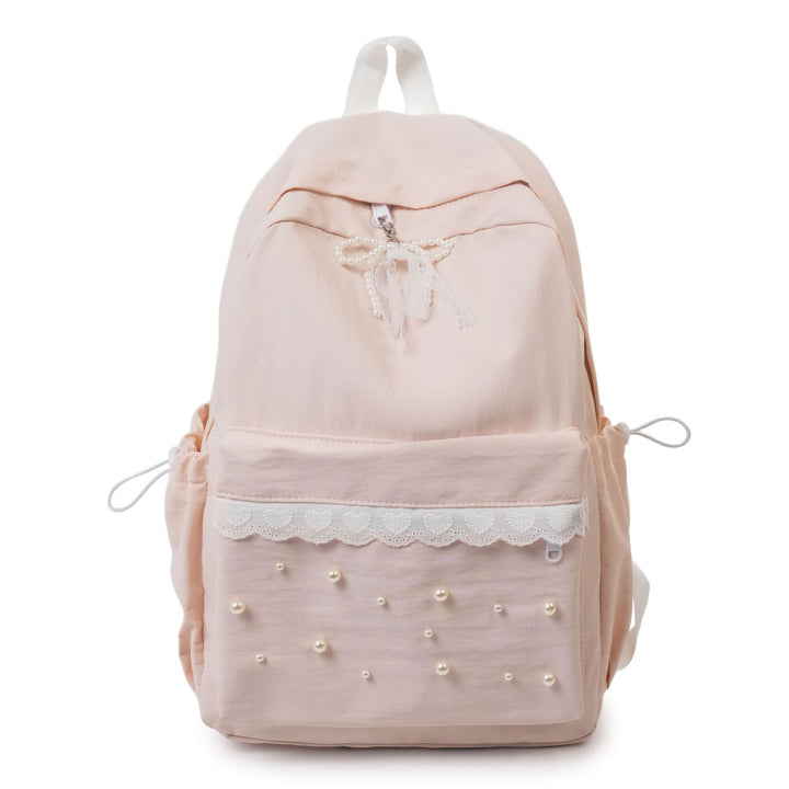 Backpack with elegant pearl applications and intricate design Kalsten