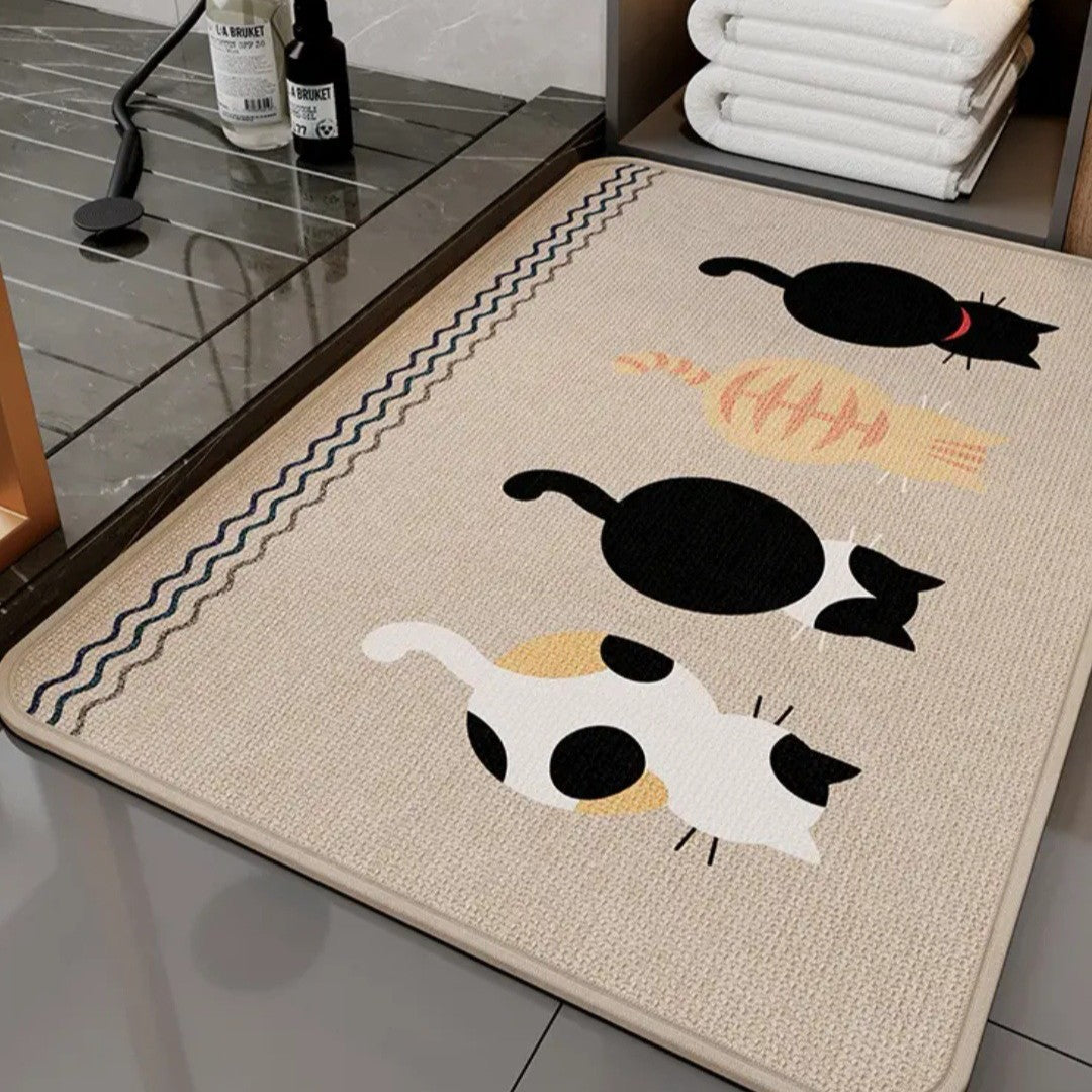 Fun-Themed Bath Mat