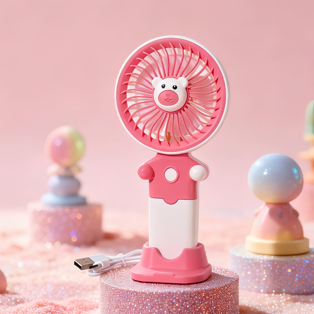 Ladies Portable USB Fan with Flexible Holder Kalsten