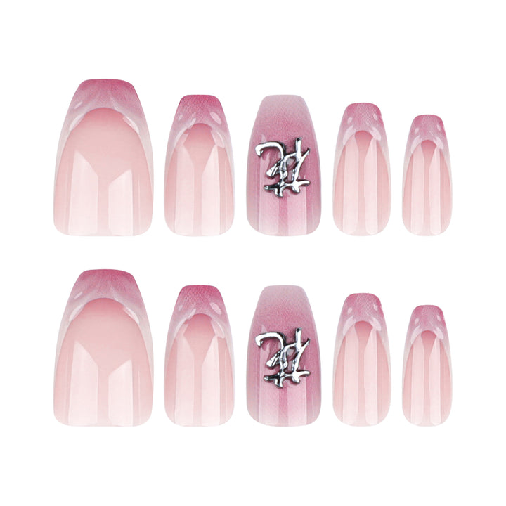 Artful stiletto nails with floral accents and 3D details Kalsten